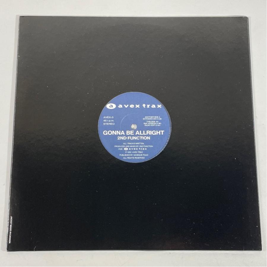Avex Trax AVEX-3  Gonna Be Alright 2nd Function 洗浄済 12インチ |  | 02
