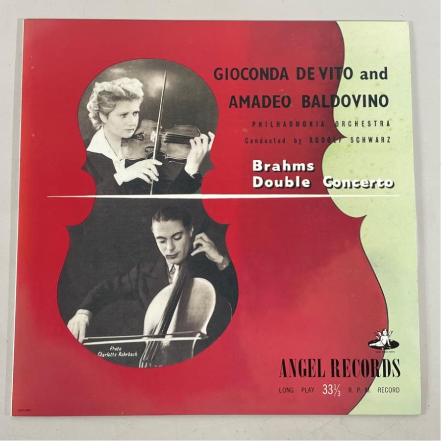 国内盤 LEXC1023 ジョコンダ・デ・ヴィートの遺産 ブラームス ヴァイオリンとチェロのための二重協奏曲 洗浄済 LP | 