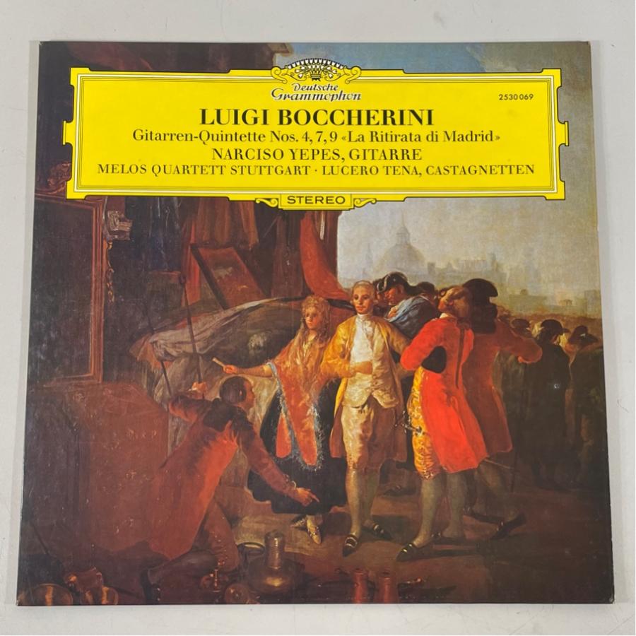 独DG 2530 069 ボッケリーニ ギター五重奏曲集 イエペス＆メロスQ 洗浄済 LP | 