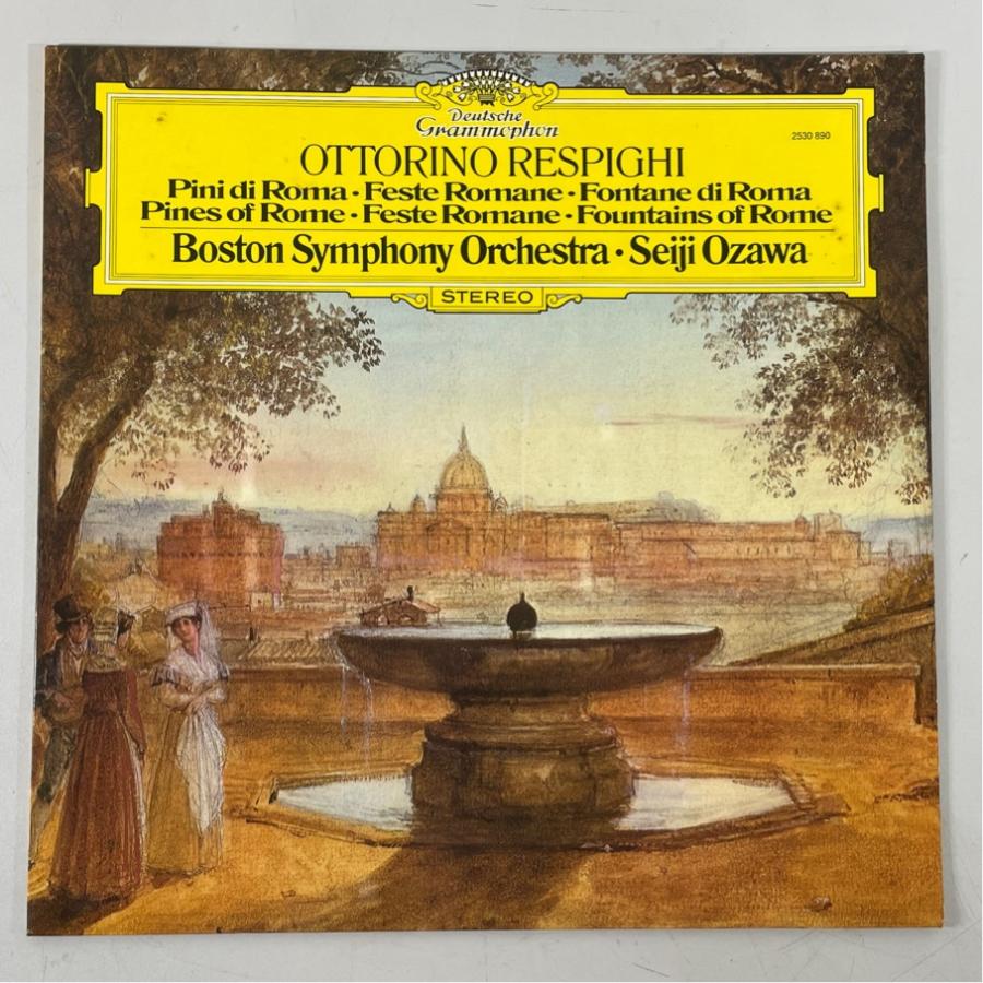 西独DG 2530890 小澤征爾 レスピーギ ローマの松/ローマの噴水 洗浄済 LP | 