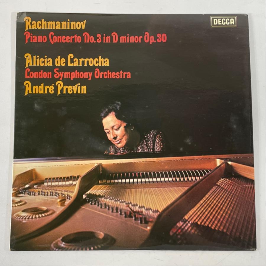 英DECCA SXL.6746 アリシア・デ・ラローチャ ラフマニノフ ピアノ協奏曲第3番 洗浄済 LP | 