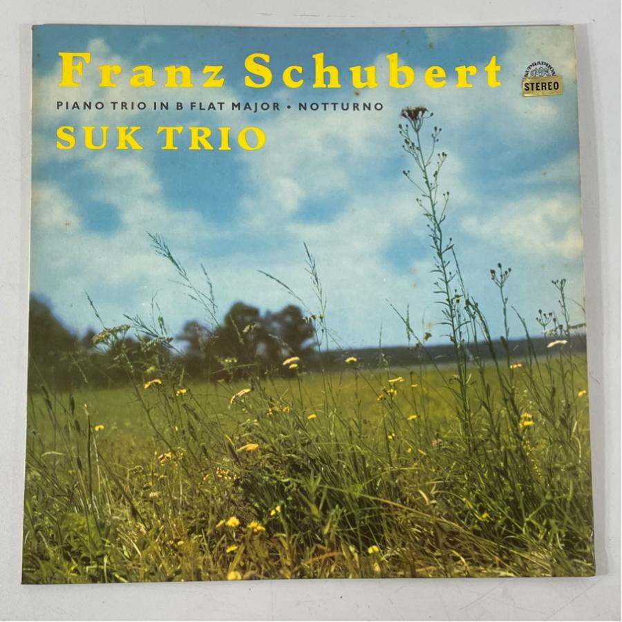 チェコSUPRAPHON SUA ST 50624 シューベルト ピアノ三重奏曲Op.99 ノットルノOp.148 スーク・トリオ 洗浄済 LP | 