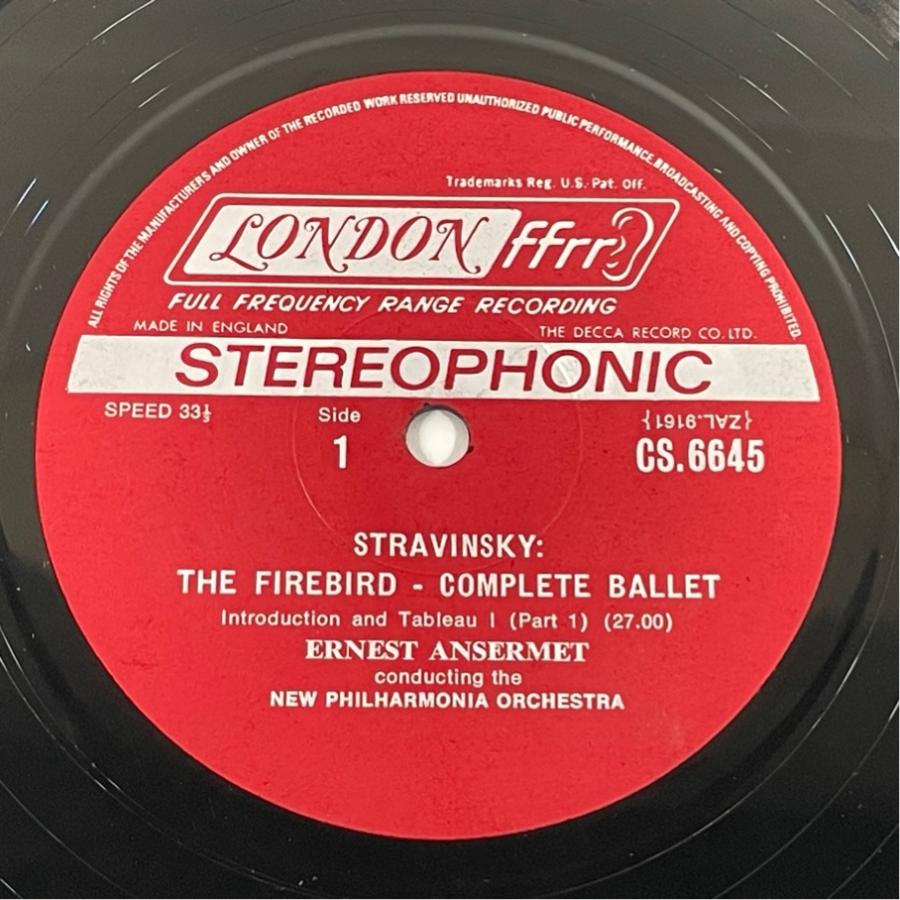 英LONDON FBD-S-1 アンセルメ メモリアル・アルバム ラスト録音 洗浄済 2LP |  | 03