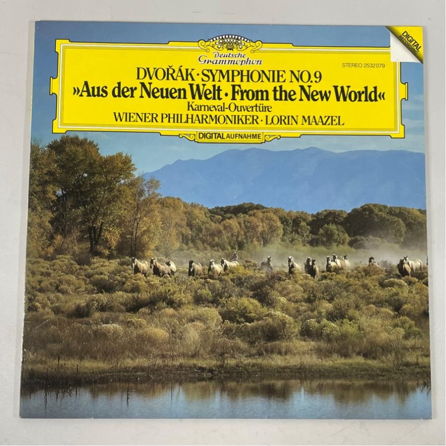 西独DG デジタル 2532079 ドヴォルザーク 交響曲第9番 新世界より ウィーン・フィルハーモニー管弦楽団 マゼール 洗浄済 LP | 