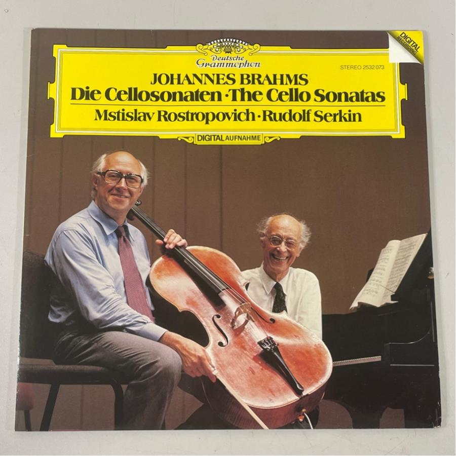西独DG 2532073 ロストロポーヴィチ ブラームス チェロ・ソナタ集 洗浄済 LP | 