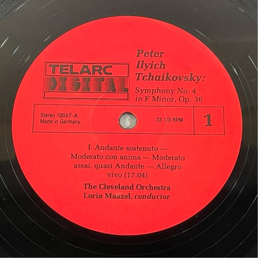 TELARC 4000-10 チャイコフスキー 交響曲第4番 マゼール指揮 クリーヴランド管弦楽団 洗浄済 LP |  | 03