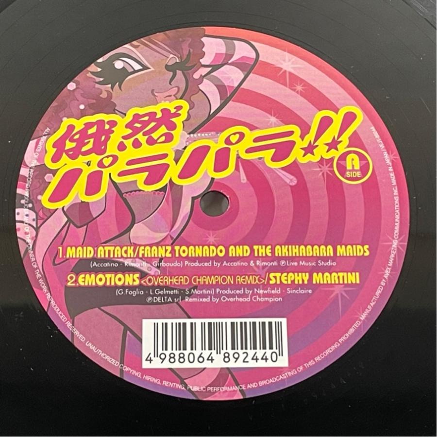 VEJT-89244 TECHNO MOB ＆ BR 俄然パラパラ!! STEPHY MARTINI 洗浄済 12インチ |  | 02