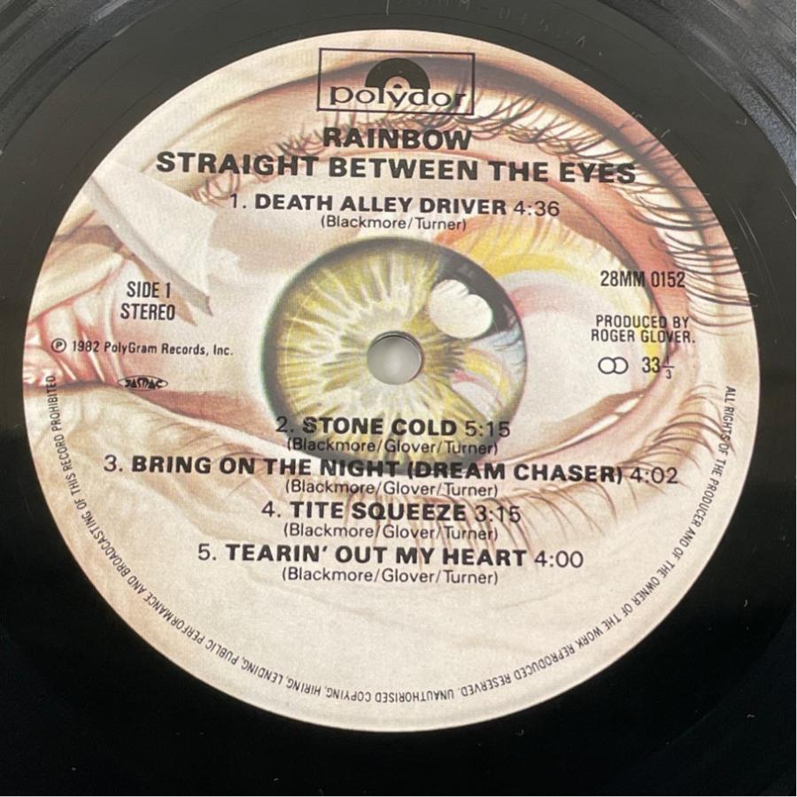 28MM 0152 レインボー 闇からの一撃 Rainbow Straight Between The Eyes 洗浄済 LP |  | 02