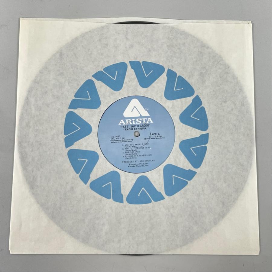 US盤 ARISTA AL4097 Patti Smith Group Radio Ethiopia パティ・スミス・グループ 洗浄済 LP |  | 04