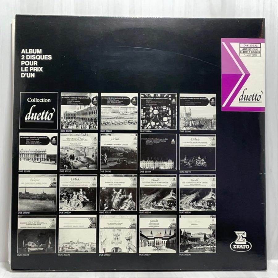 仏ERATO DUE20232 D'EGLISE マリー＝クレール・アラン モーツァルト LES SONATES 洗浄済 2LP |  | 01