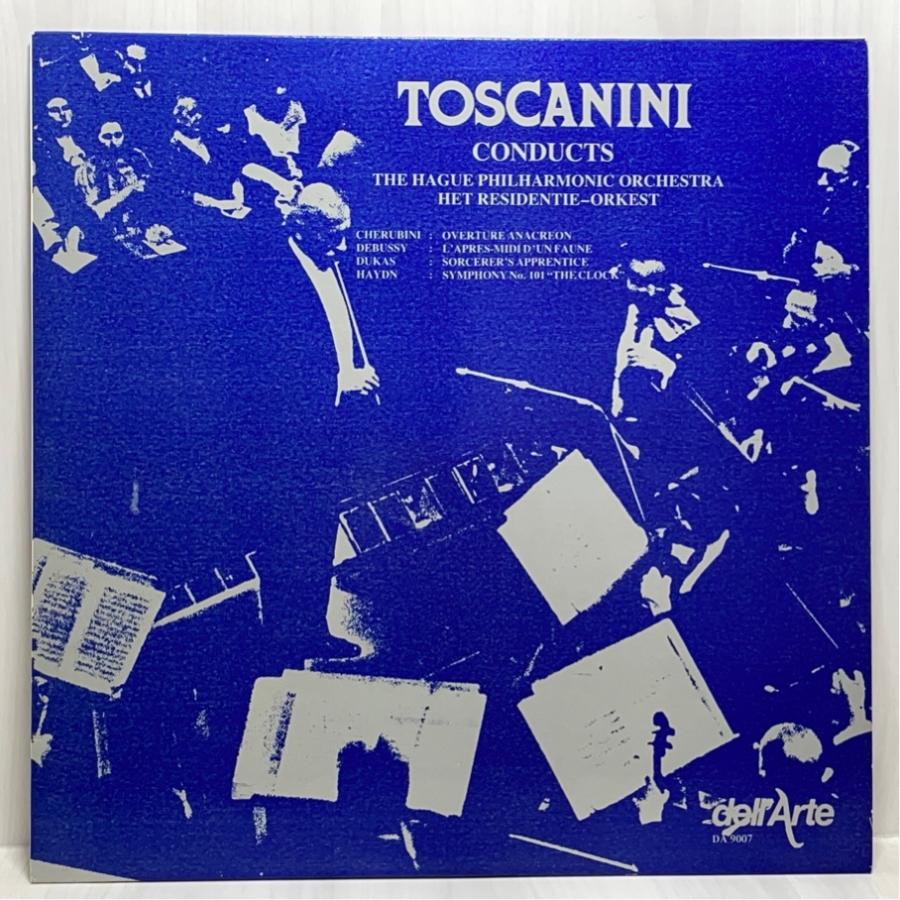 英dell'Arte DA9007 トスカニーニ ハイドン 交響曲第101番 時計 ハーグ・フィルハーモニー 管弦楽団 洗浄済 LP | 
