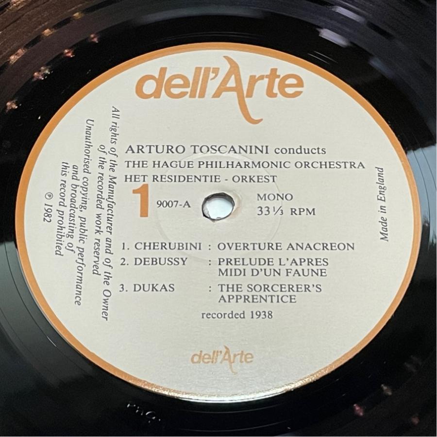 英dell'Arte DA9007 トスカニーニ ハイドン 交響曲第101番 時計 ハーグ・フィルハーモニー 管弦楽団 洗浄済 LP |  | 02
