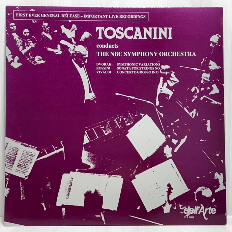 英dell'Arte DA9008 トスカニーニ NBCSO コンダクツ ドヴォルザーク ヴィヴァルディ ロッシーニ 洗浄済 LP | 