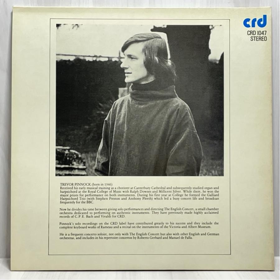 英crd CRD1047 トレヴァー・ピノック チェンバロ 音楽選集 洗浄済 LP |  | 01