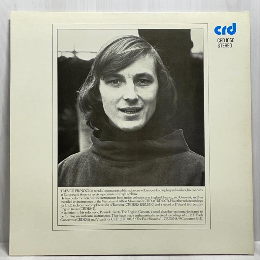 英crd CRD1050 トレヴァー・ピノック 16世紀のハープシコード音楽  洗浄済 LP |  | 01