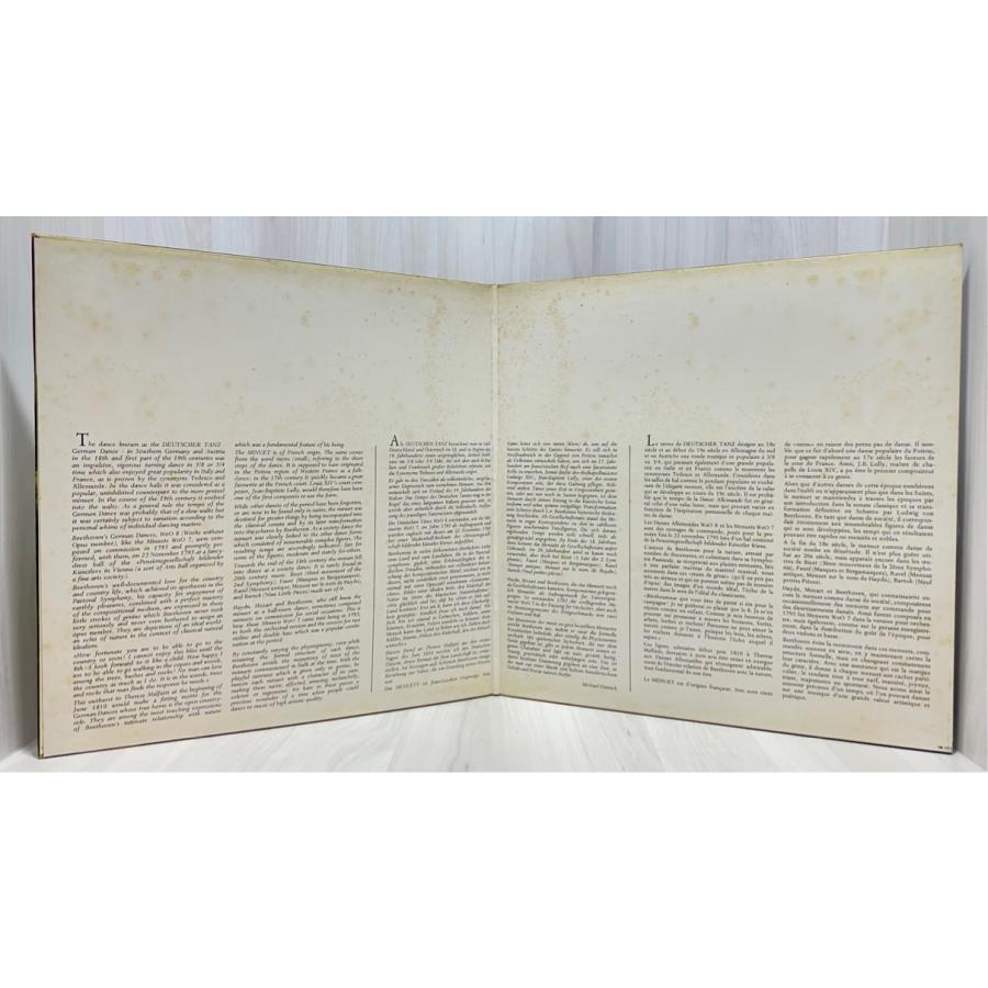 独Harmoniamundi HM1017 ベートーヴェン 12のドイツ舞曲 12のメヌエット ウィーン・ベラ・ムジカ・アンサンブル 洗浄済 LP |  | 02