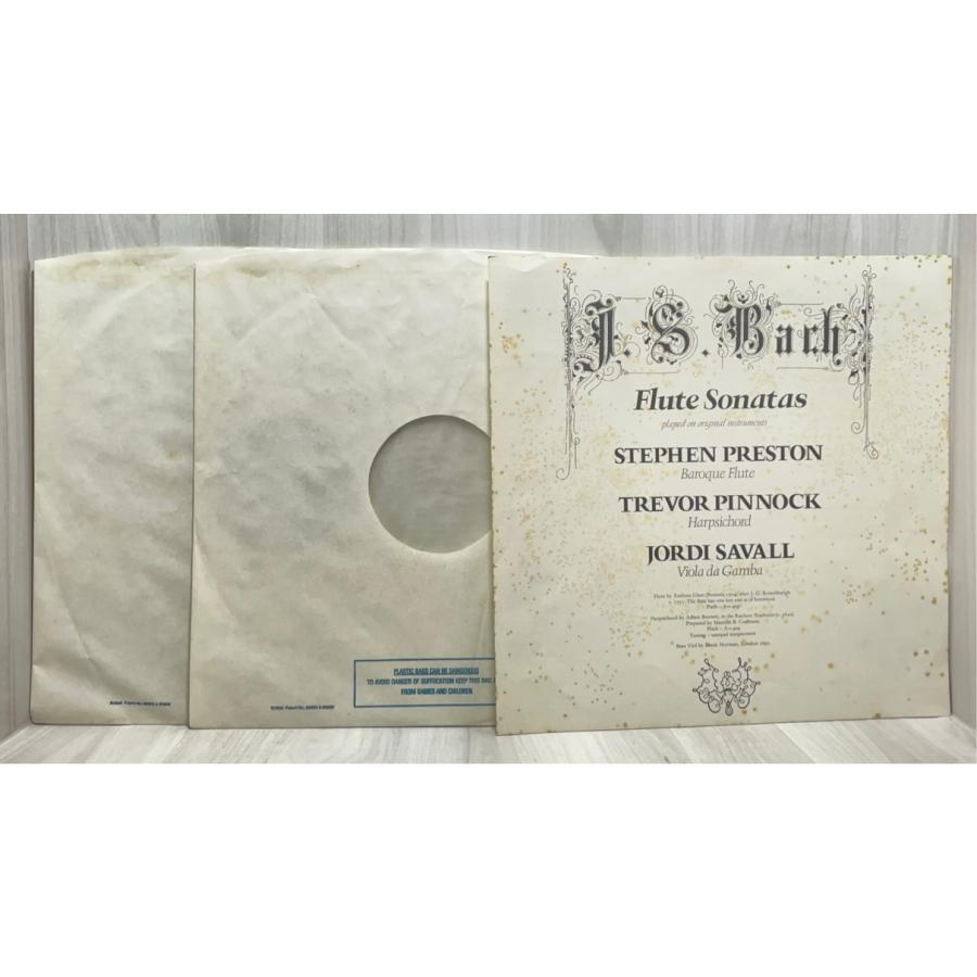 英CRD 1014/15 バッハ フルート・ソナタ集 プレストン、ピノック、サヴァル 洗浄済 2LP |  | 06