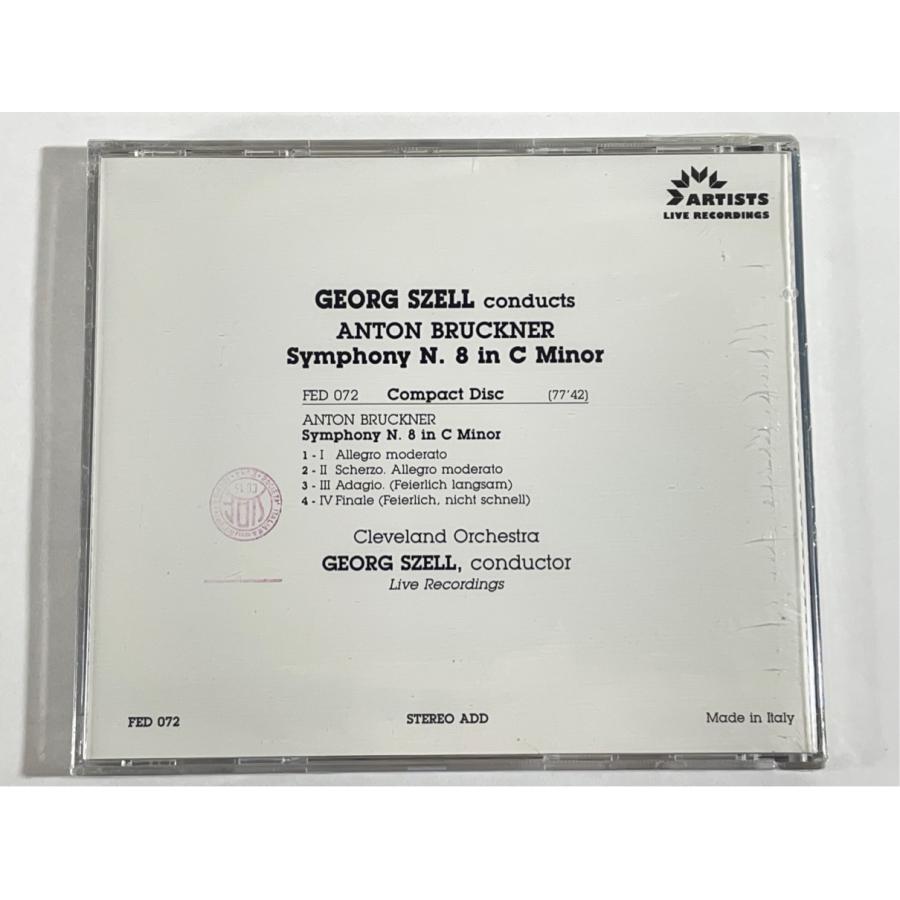ブルックナー 交響曲第8番 セル クリーヴランド管 ARTISTS FED 072 未開封 CD |  | 01