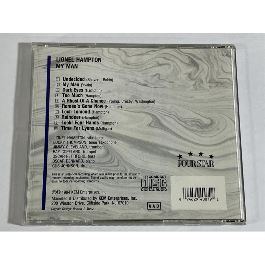 ライオネル ハンプトン MY MAN Lionel Hampton FOUR STAR FS-40079 CD |  | 01