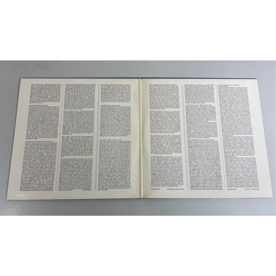 独ORFEO S088842H シュポア クラリネット協奏曲 全4曲 カール・ライスター 洗浄済 2LP |  | 02