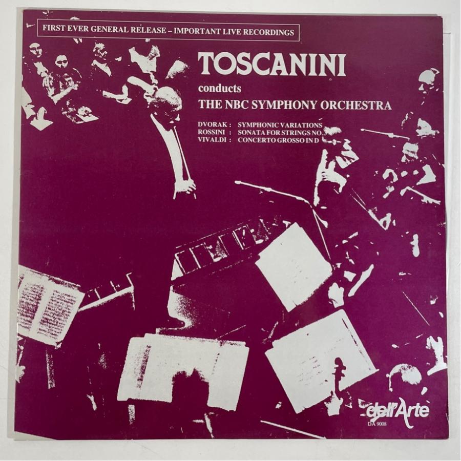 英dell'Arte DA9008 トスカニーニ ドヴォルザーク 交響的変奏曲他 ヴィヴァルディ ロッシーニ 洗浄済 LP | 