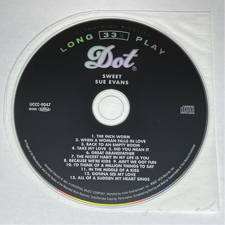 スー・エヴァンス スウィート 帯付 ジャズ 紙ジャケ UCCC-9047 24bit CD |  | 02