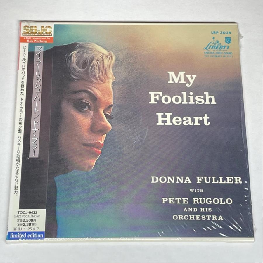 ドナ・フラー マイ・フーリッシュ・ハート シュリンク帯付 ジャズ 紙ジャケ TOCJ-9433 24bit CD | 