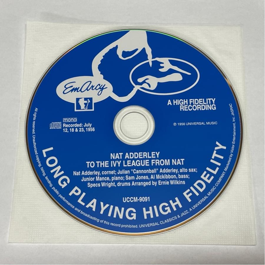 ナット・アダレイ アイヴィ・リーグ+3 帯付 ジャズ 紙ジャケ UCCM-9091 24bit CD |  | 02