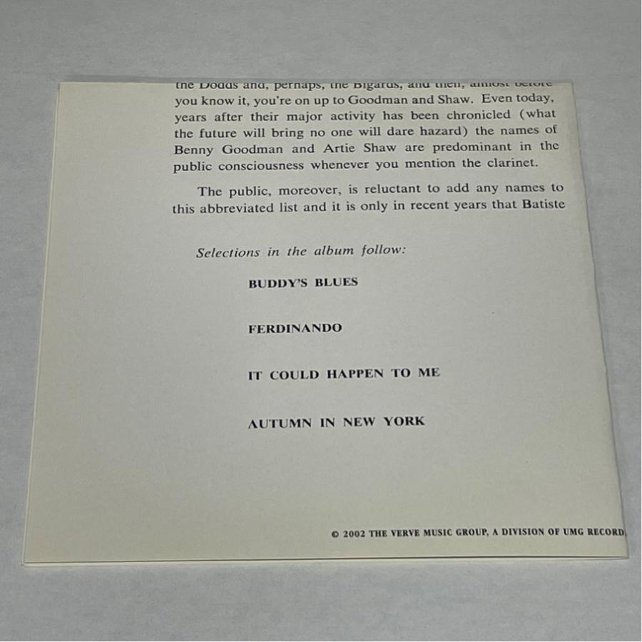 バディ・デフランコ Mr Clarinet 帯付 ジャズ 紙ジャケ Buddy De Franco 24bit CD |  | 03
