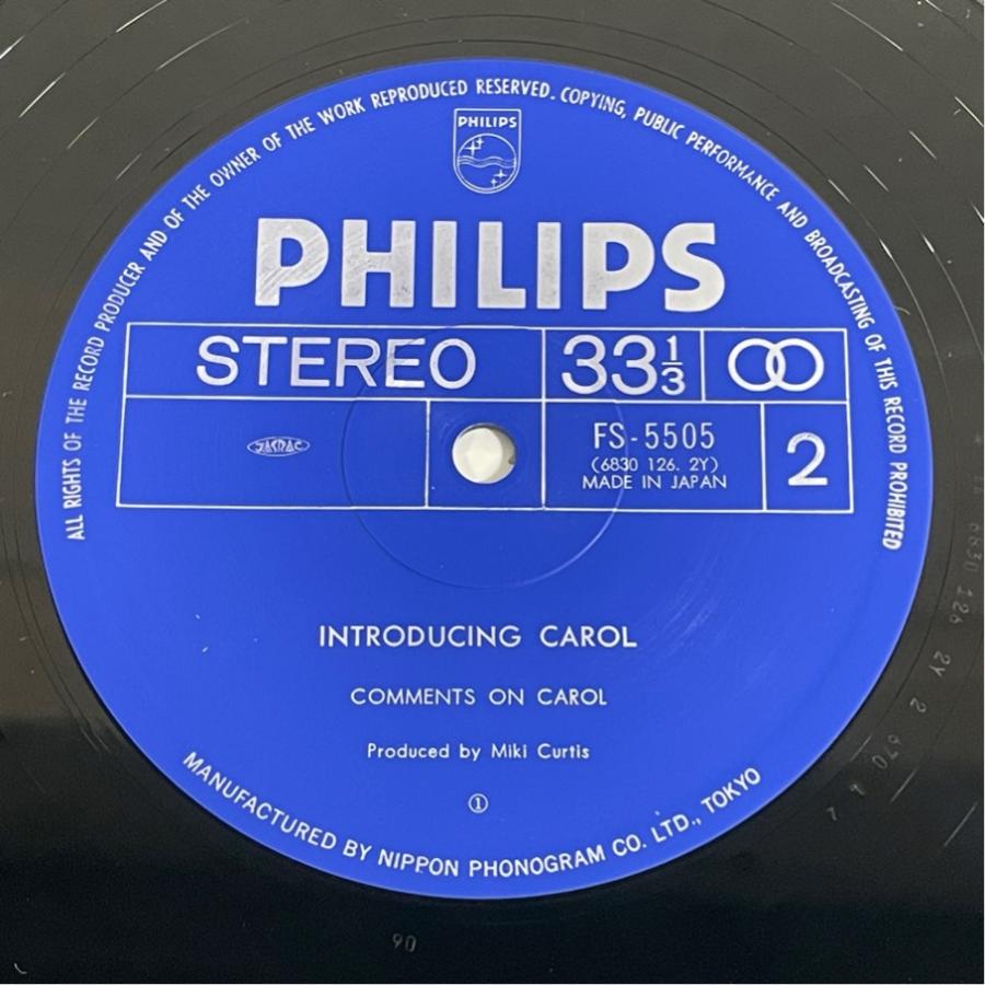FS-5505 キャロル 限定盤 被せ帯あり INTRODUCING CAROL 矢沢永吉 洗浄済 LP |  | 03