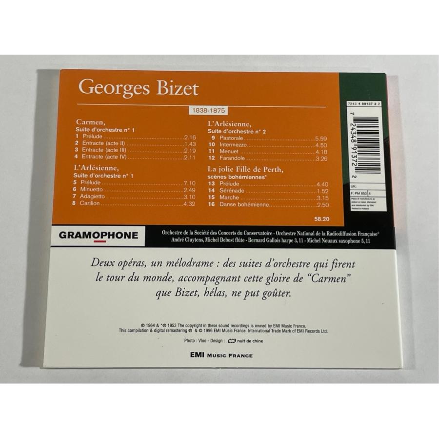 クリュイタンス ビゼー 管弦楽曲集 カルメン／アルルの女／美しいパースの娘 仏EMI   CD |  | 01