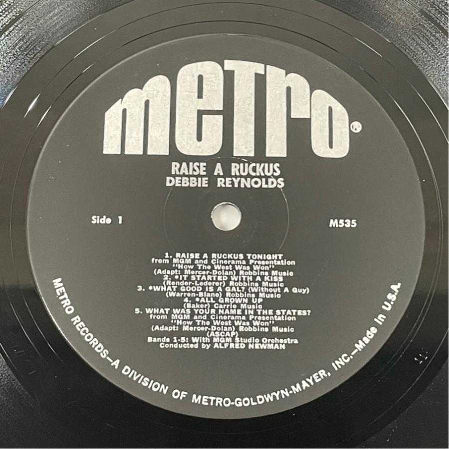 米metro M535 DEBBIE REYNOLDS RAISE A RUCKUS デビー・レイノルズ レイズ・ア・ラッカス 洗浄済 LP |  | 02