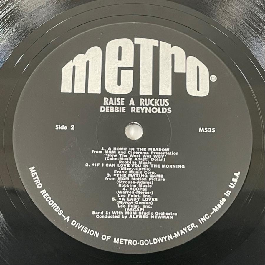 米metro M535 DEBBIE REYNOLDS RAISE A RUCKUS デビー・レイノルズ レイズ・ア・ラッカス 洗浄済 LP |  | 03