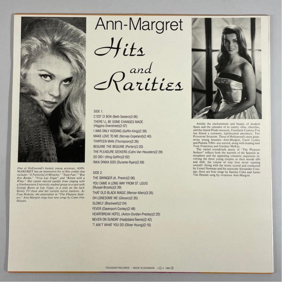 デンマーク盤 TEEN-AGER604 And Rarities アン・マーグレット Hits 洗浄済 LP |  | 01
