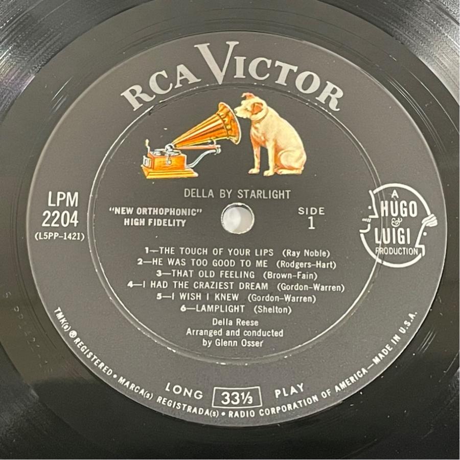 米RCA LPM 2204 深溝 DELLA REESE DELLA BY STARLIGHT 洗浄済 LP |  | 02