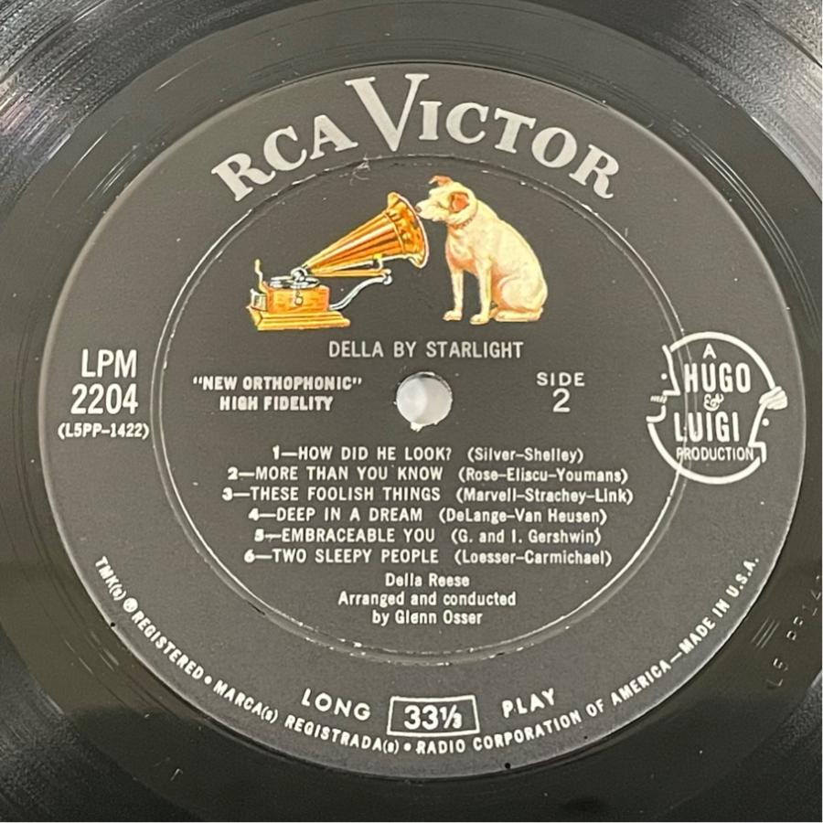 米RCA LPM 2204 深溝 DELLA REESE DELLA BY STARLIGHT 洗浄済 LP |  | 03