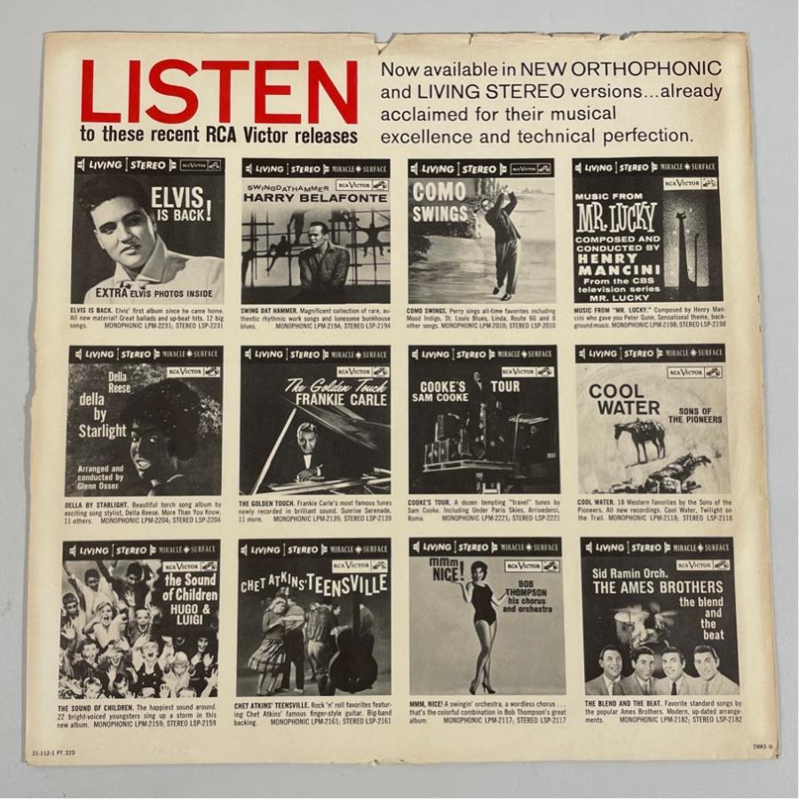 米RCA LPM 2204 深溝 DELLA REESE DELLA BY STARLIGHT 洗浄済 LP |  | 04