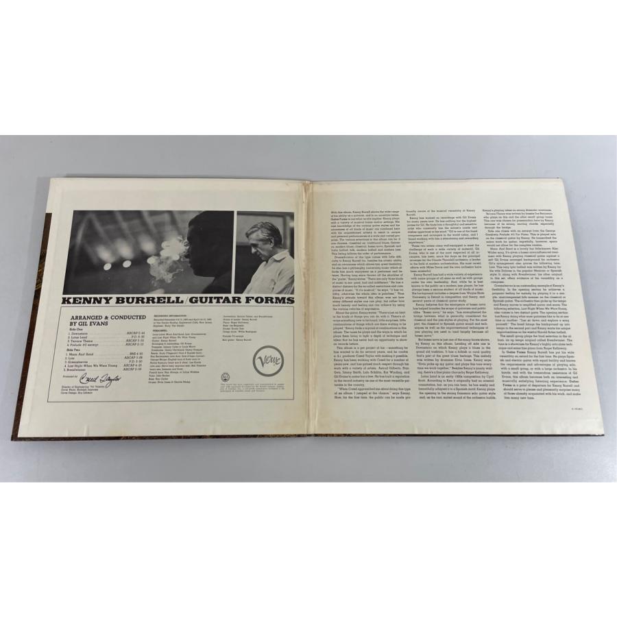 US盤 V6-8612 両面VANGELDER刻印 Kenny Burrell Guitar Forms 洗浄済 LP |  | 02