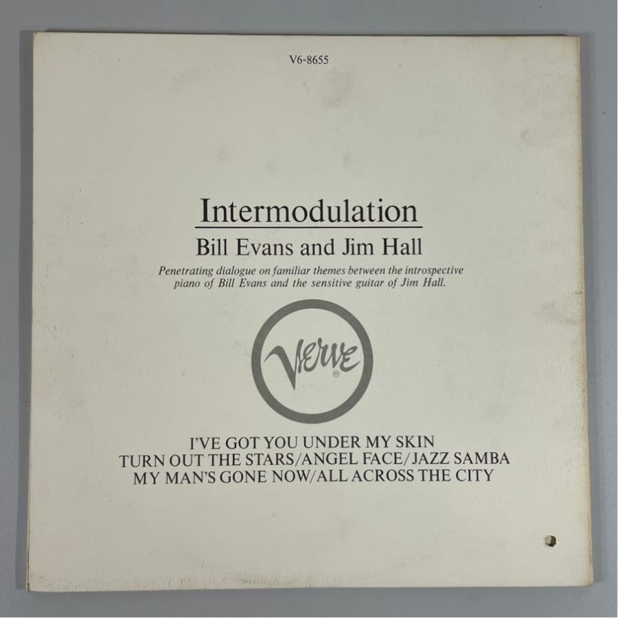 US盤 V6-8655  Bill Evans　Jim Hall InterModulation 洗浄済 LP |  | 01