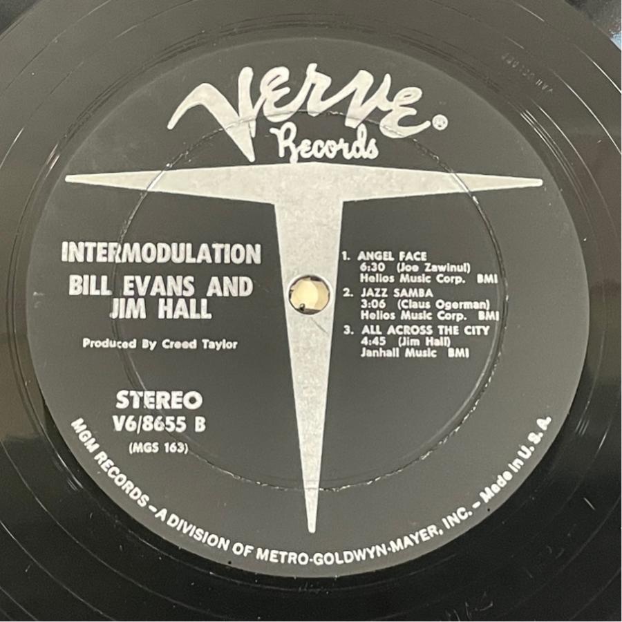 US盤 V6-8655  Bill Evans　Jim Hall InterModulation 洗浄済 LP |  | 04