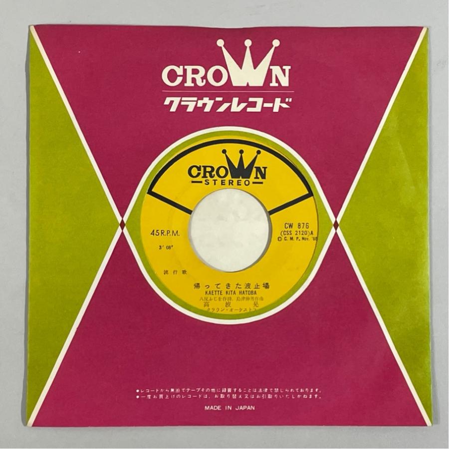 cw-876 お前は誰だ  高波晃 中条きよし 帰ってきた波止場 洗浄済 EP |  | 04