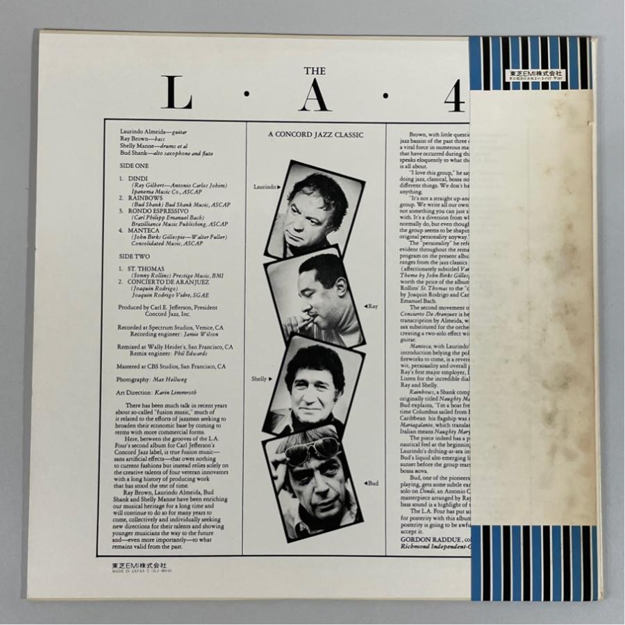 ICJ-80110 帯あり THE  LA FOUR LAURINDO RAY SHELLY BUD 洗浄済 LP |  | 01