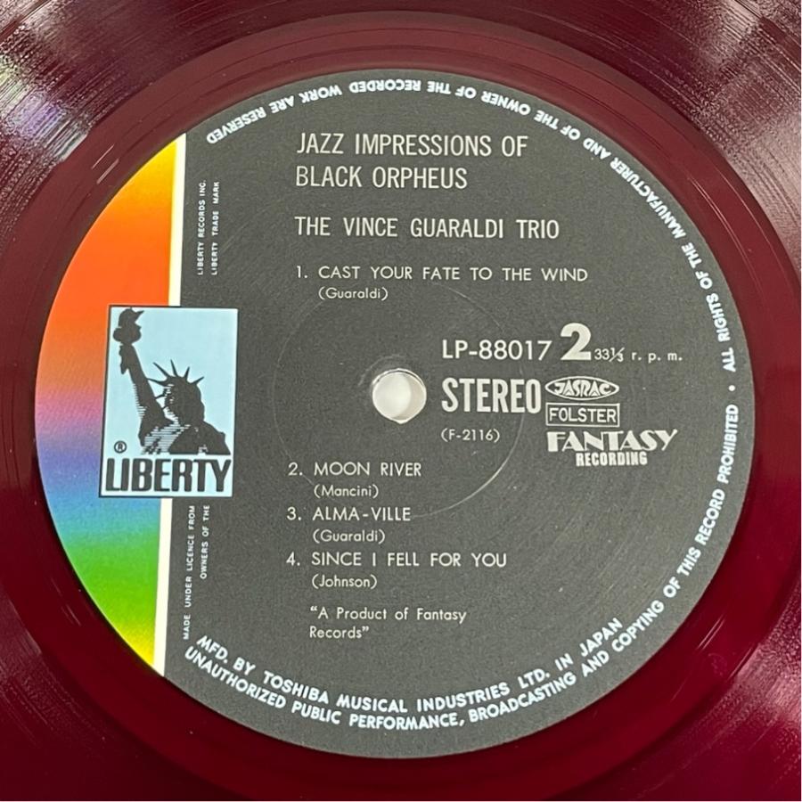 LP-88017 Cast Your Fate To The Wind 赤盤 Jazz Impressions Of Black Orpheus 洗浄済 LP |  | 03