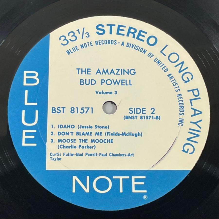 BST 81571 / BLP 1571  The Amazing Bud Powell Vol. 3 洗浄済 LP |  | 03