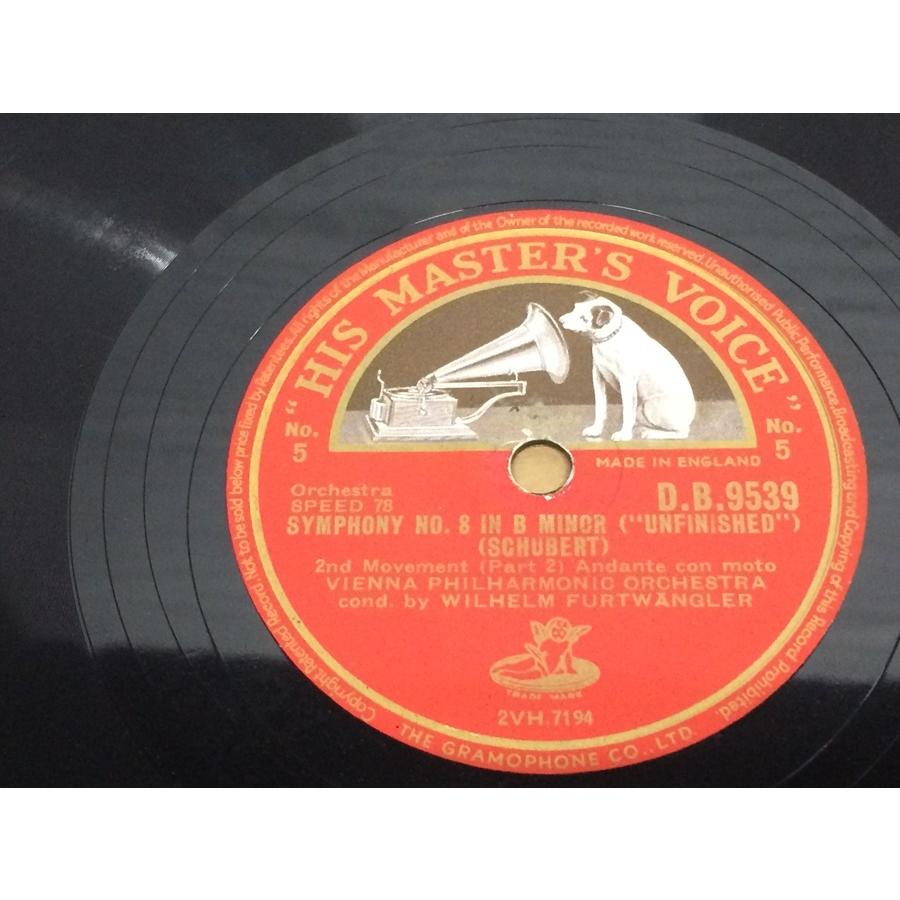 SP盤 3枚 英HMV シューベルト 交響曲第8番 フルトヴェングラー DB9538-40 ICR SP盤 3枚 英HMV シューベルト 交響曲第8番 フルトヴェングラー DB9538