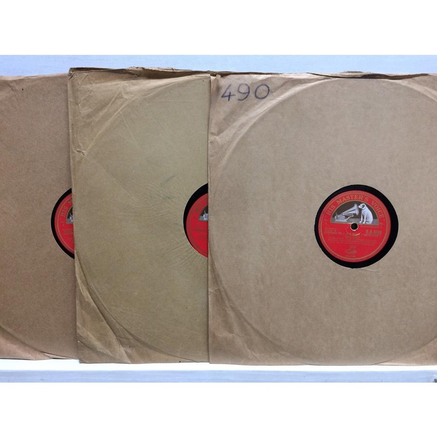 SP盤 3枚 英HMV シューベルト 交響曲第8番 フルトヴェングラー DB9538-40 ICR SP盤 3枚 英HMV シューベルト 交響曲第8番 フルトヴェングラー DB9538