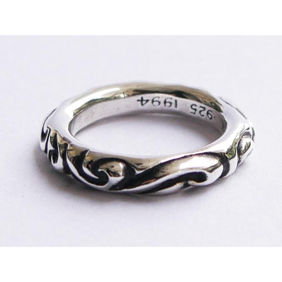 クロムハーツ Chrome Hearts Scroll Band Ring スクロールバンドリング Icross U S A 通販 Yahoo ショッピング