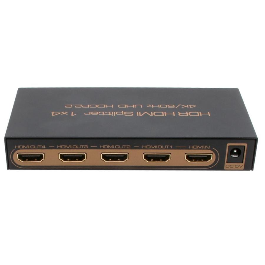 安いそれに目立つ HDMI 4分配器 [並行輸入品] 多様なビデオ aHSP14-SCR オーディオ対応 スケーラ機能付