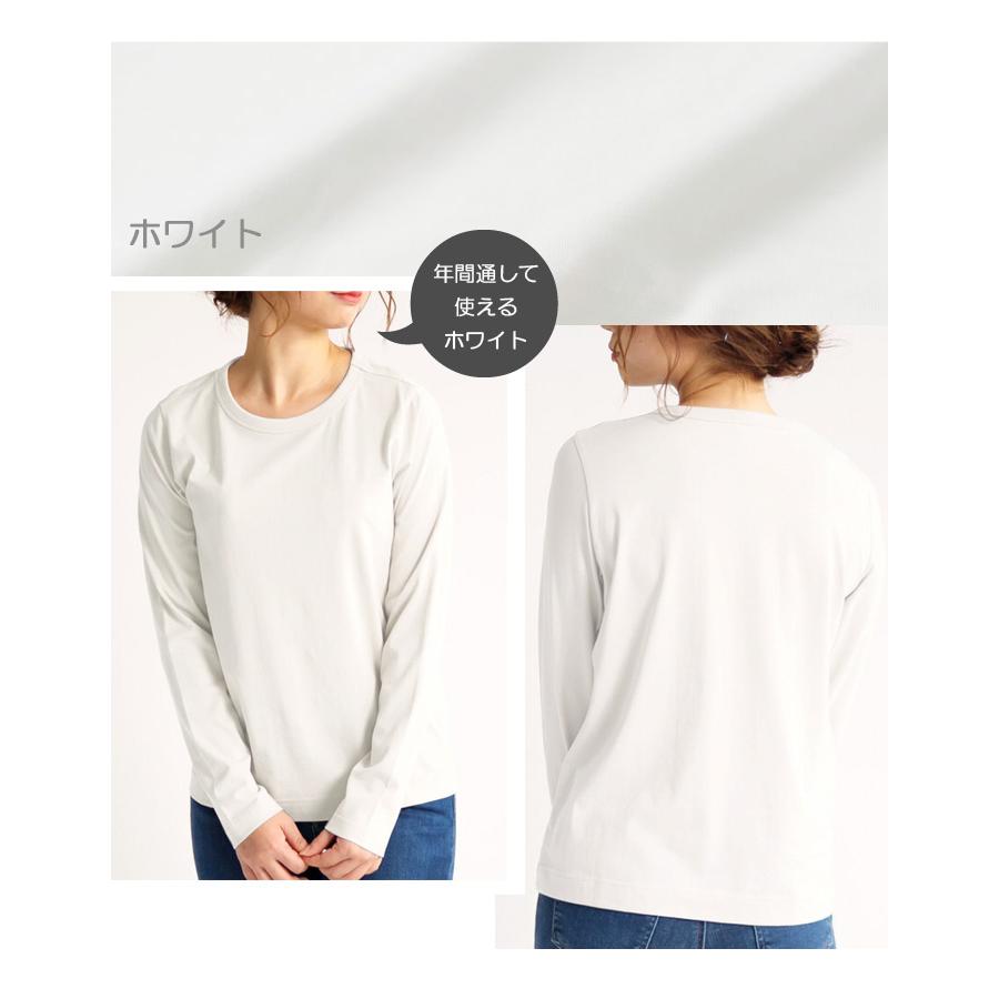 新色 全7色 USAコットン 綿100％ 長袖 丸首 Tシャツ カットソー 無地
