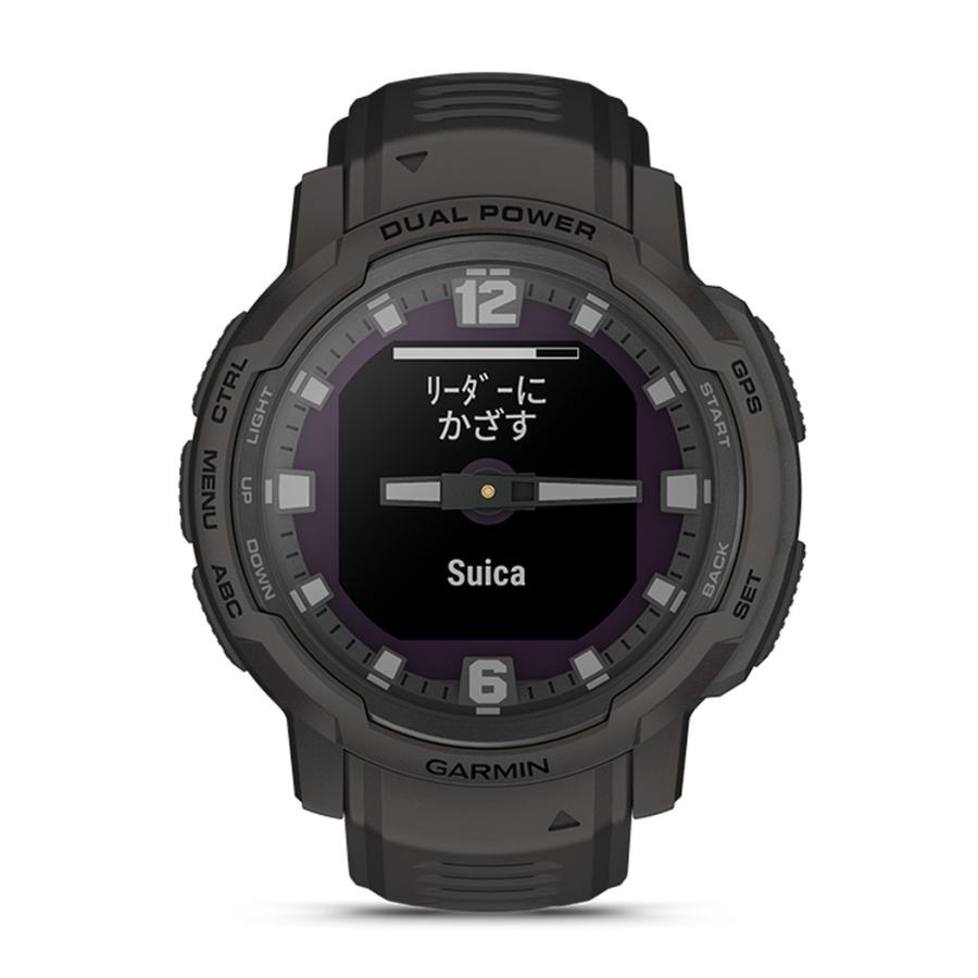 GARMIN（ガーミン） Instinct Crossover Dual Power Graphite 国内正規